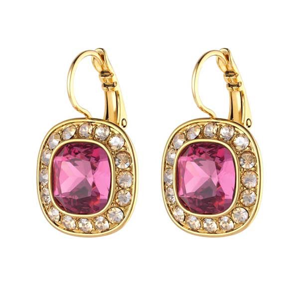 Dyrberg Kern Celin Gold Earrings Pink